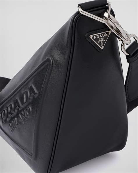 prada aaa+ men's messenger bags 997230|prada triangle leather bag.